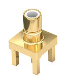 Wurth Elektronik 61612002121503 RF / Coaxial Connector SMB Straight Jack Through Hole Vertical 50 ohm Brass