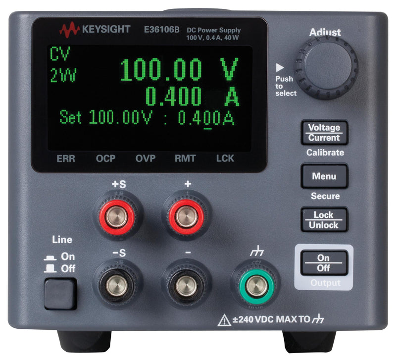 Keysight Technologies E36106B Bench Power Supply Programmable 1 Output 0 V 100 A 400 mA