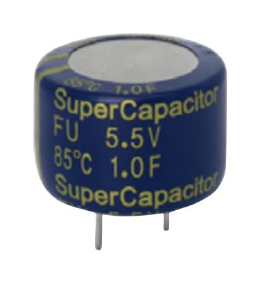 Kemet FU0H105ZF FU0H105ZF Supercapacitor 1 F Radial Leaded -20% +80% 7.62 mm 4000 Hours @ 85&Acirc;&deg;C