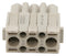 Multicomp PRO MP009496 Heavy Duty Connector 40A/10A MP-HM Inserts Module 7 Contacts Receptacle