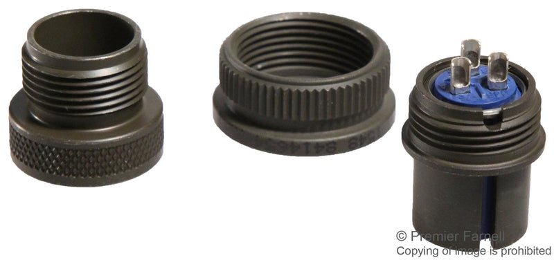 AMPHENOL INDUSTRIAL MS3106A14S-7S CIRCULAR CONNECTOR PLUG SIZE 14S, 3 POSITION, CABLE