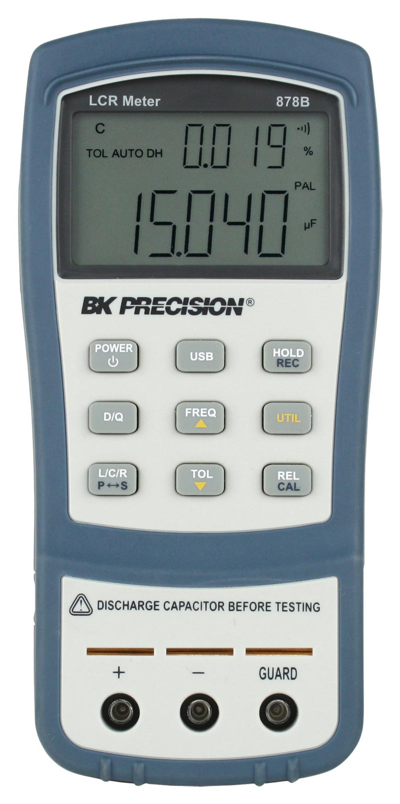 B&K PRECISION BK878B Universal Handheld LCR Meter with a Dual Measurement Display and USB Interface