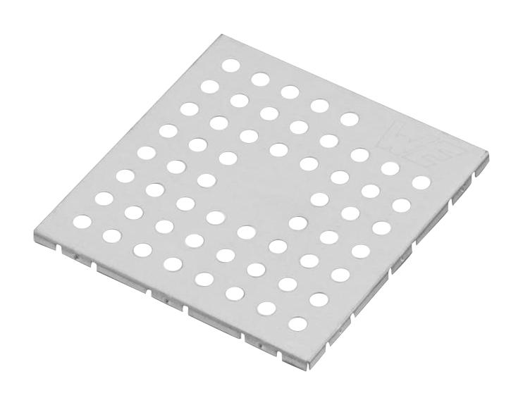 Wurth Elektronik 3610536336S Cabinet EMI Shielding Square Tin Plated Steel 36.43 mm x 33.28 5.08 WE-SHC Series