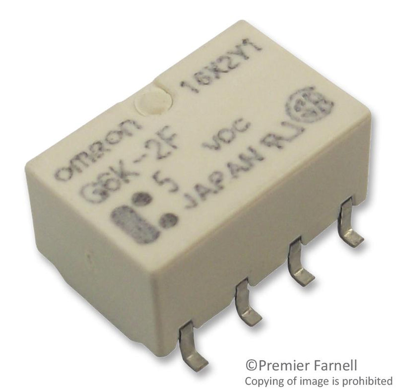 Omron G6SK-2F DC3 G6SK-2F DC3 Signal Relay 3 VDC Dpdt 2 A G6S Surface Mount Latching Dual Coil