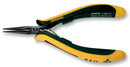 BERNSTEIN WERKZEUGFABRIK 3-685-15 Length Conductive Snipe Nose Pliers, 140mm, ESD Safe, Plain Jaw, Precision Adjustment