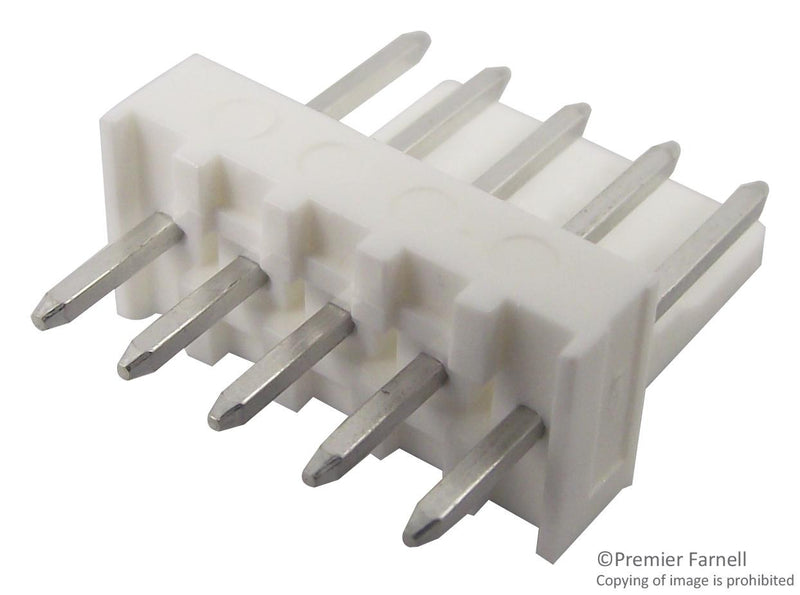 MOLEX 22-27-2051 Wire-To-Board Connector, Square Pin, 2.54 mm, 5 Contacts, Header, KK 6410 Series, Through Hole