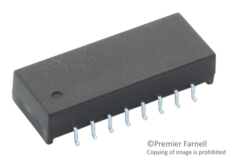 STEWART CONNECTOR S558-5999-46-F Pulse Transformer, Single Port, 1CT:1CT, 420 &micro;H