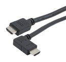 L-COM HD21ZRAL-MM-BLK-2M Hdmi 2.1 Cable M/RA-LEFT-M Lszh BLK 2.0M 52AK0508 New