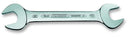 GEDORE 6 7X8 Double Open Ended Spanner, Oval Shaft, Chrome Plated, 15&deg; Angle, 17.5mm x 20.5mm, 157mm