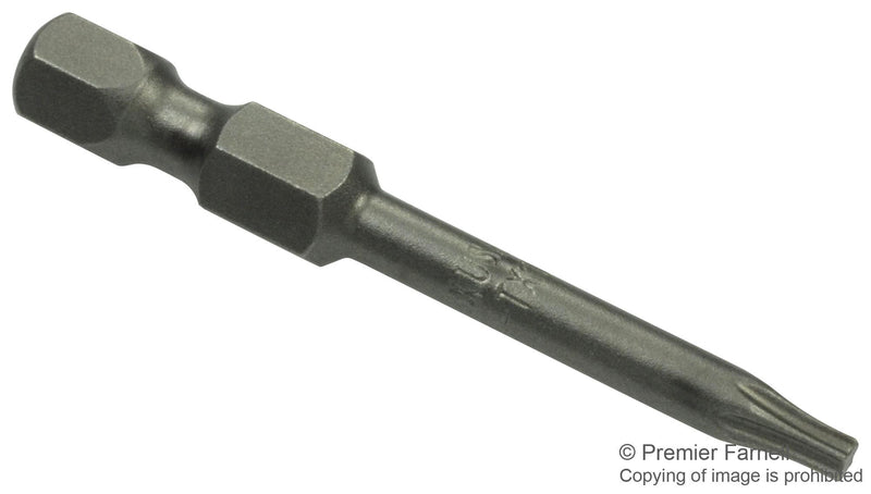 APEX 49-TX-10 HEX BIT, TORX, T10X49MM, TOOL STEEL