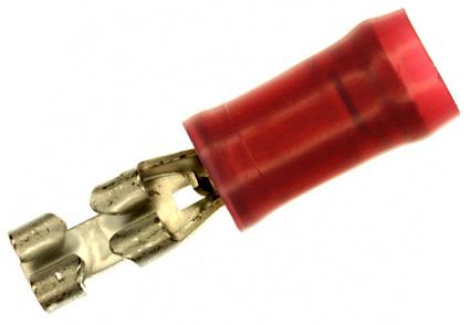 AMP - TE CONNECTIVITY 640925-1 FEMALE DISCONNECT, 2.8MM, 22-18AWG, RED