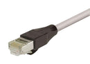 L-COM TRD695SCR-3 Ethernet Cable Cat6 900 mm 3 ft RJ45 Plug to Grey New