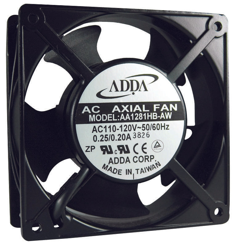 ADDA AA1281MB-AT AXIAL FAN, 120MM, 115VAC, 250mA