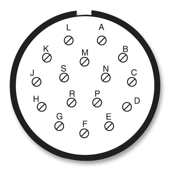 Amphenol LTD D38999/26FG16BB D38999/26FG16BB Circular Connector MIL-DTL-38999 Series III Straight Plug 16 Contacts