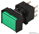 IDEC LB3L-M1T64G PB SWITCH, DPDT, 24V, GREEN