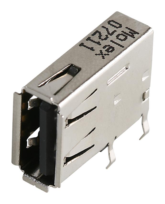 Molex 48204-0001.. 48204-0001.. USB Connector Type A 2.0 Receptacle 4 Ways Through Hole Mount Right Angle