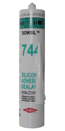 DOW 744 WHITE 310ML Sealant RTV Silicone Cartridge 310 ml