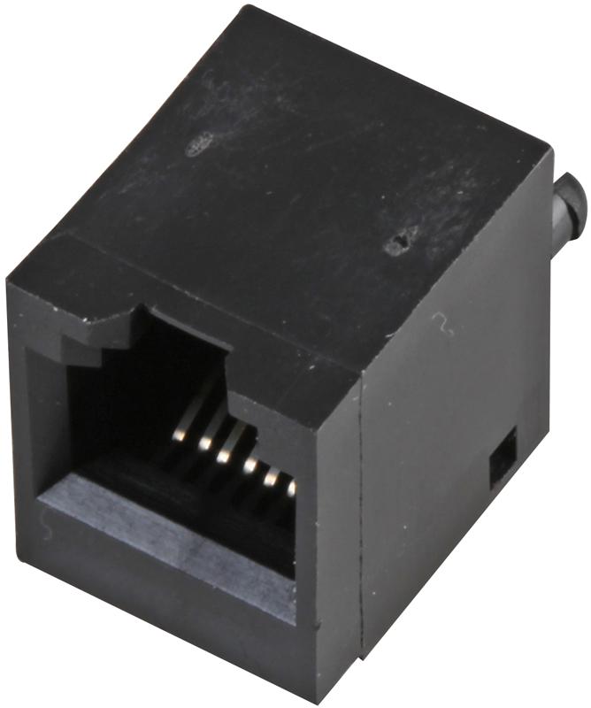 Stewart Connector SS-6566-NF Modular Jack 1 x (Port) 6P6C Through Hole Mount