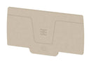 Weidmuller 2429020000 END Plate Wemid Beige