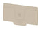 Weidmuller 2429020000 END Plate Wemid Beige