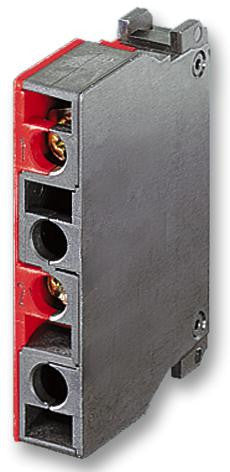 RAFI 5.00.100.139/0000 Contact Block, 10 A, 250 V, 1 Pole, Screw