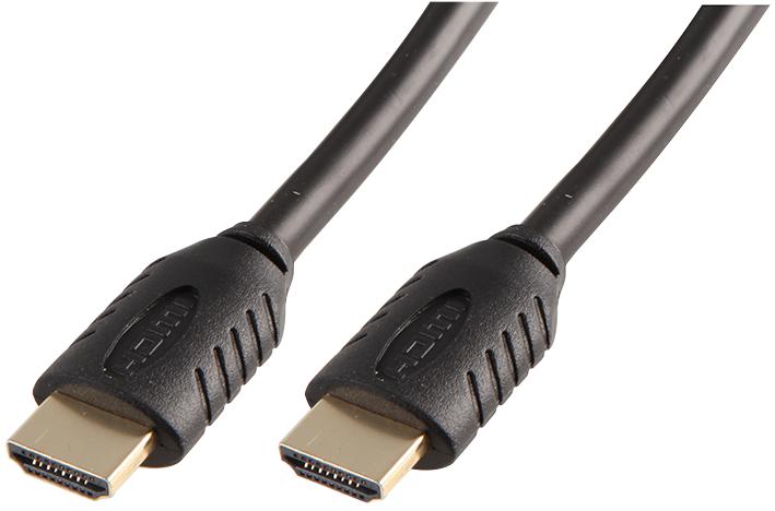 PRO Signal PSG03830 High Speed 4K UHD Hdmi Lead With Ethernet Gold Plated Contacts 2m Black