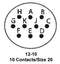 ITT Cannon KPT02E12-10P.. KPT02E12-10P.. Connector Circular Size 12 10WAY