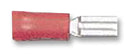 MULTICOMP FDD1-187(5) Quick Disconnect Terminal, FDD1 Series, 22 AWG, 16 AWG, 1.5 mm&sup2;, Female Quick Disconnect, Red