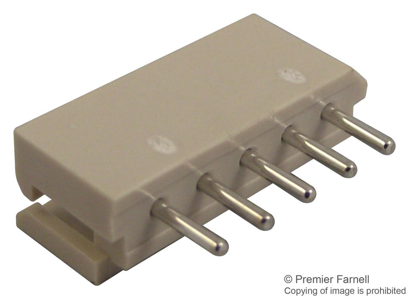 MOLEX 22035055 Wire-To-Board Connector, Vertical, 2.5 mm, 5 Contacts, Header, SPOX 5267 Series, Solder, 1 Rows