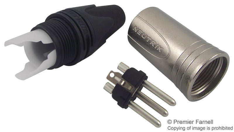 NEUTRIK NC3MXX 3 Pole XLR Plug, XX Series