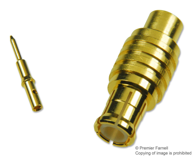 AMPHENOL RF 252107 CONNECTOR, MCX, PLUG, 50 OHM, CABLE