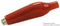 KEYSTONE 5039 ALLIGATOR CLIP, MEDIUM, 8.6MM, RED