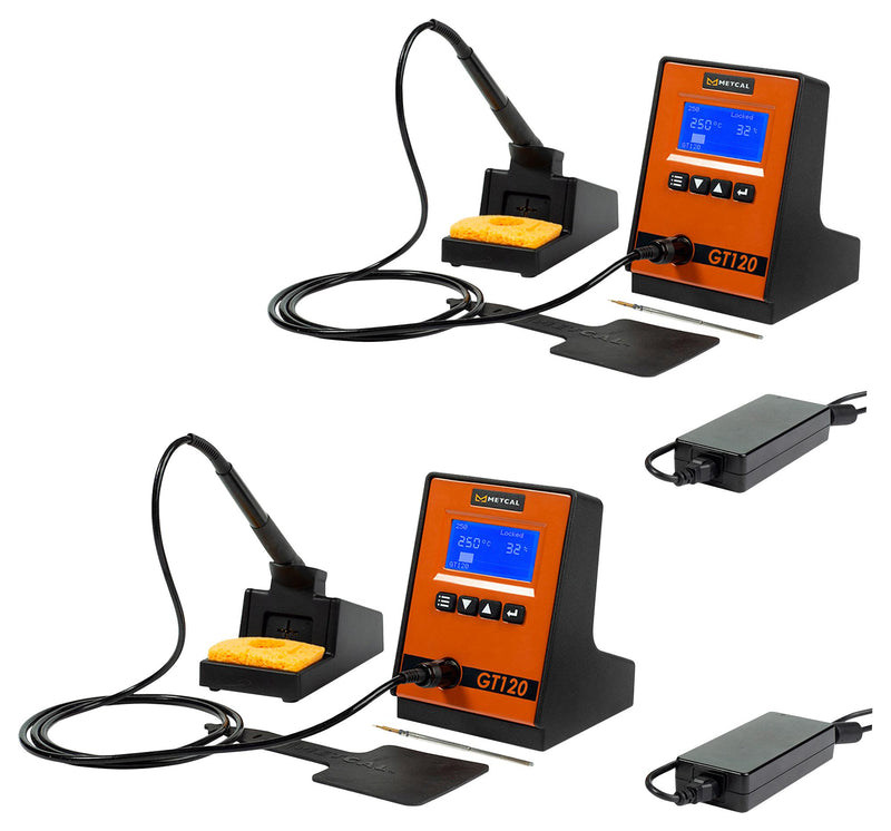 Metcal GT120-PR21 GT120-PR21 Soldering Station Digital 450 &Acirc;&deg;C 120 W 100 V to 240 Value Pack of 2 Stations