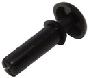 Essentra Components SR 5065B Rivet Snap Black Nylon 5.2 mm Hole Dia 3.5 - 4.5 Grip 9 2.2 Depth