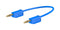 Staubli 28.0039-030-23 Test Lead PVC 2mm Stackable Banana Plug 60 VDC 10 A Blue 300 mm