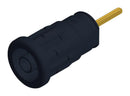 Hirschmann Test and Measurement 972363100 Banana Connector Socket Panel Mount 24 A 1 kV Gold Plated Contacts Black