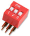 Multicomp PRO MCNDA-03V MCNDA-03V DIP / SIP Switch 3 Circuits Slide Through Hole SPST-NO 24 V 25 mA