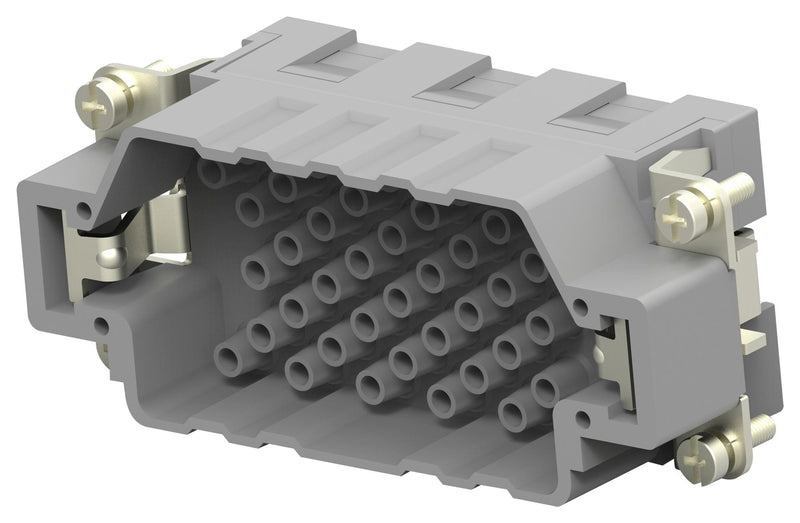 TE Connectivity T2050802101-007 Heavy Duty Connector Insert Heee Series 41 Contacts Plug Crimp Pin - Not Supplied