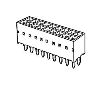 Amphenol ICC 68683-306LF Connector Rcpt 12POS 2ROW 2.54MM New