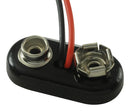 Keystone 2242 Battery Contact PP3 (9V) Wire Leads Phosphor Bronze Nickel Plated Contacts