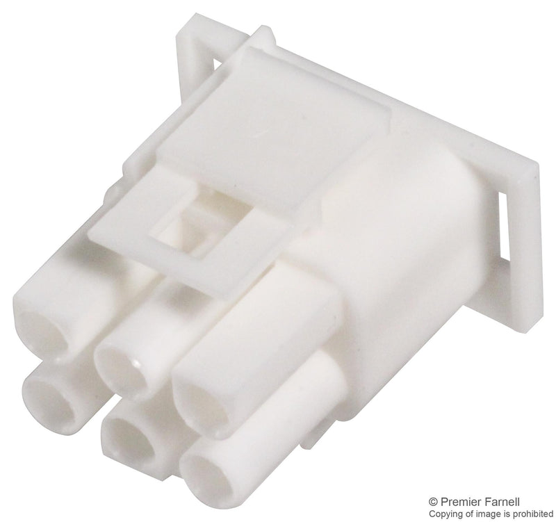 AMP - TE Connectivity 350715-4 Connector Housing Universal MATE-N-LOK Plug 6 Ways 6.35 mm