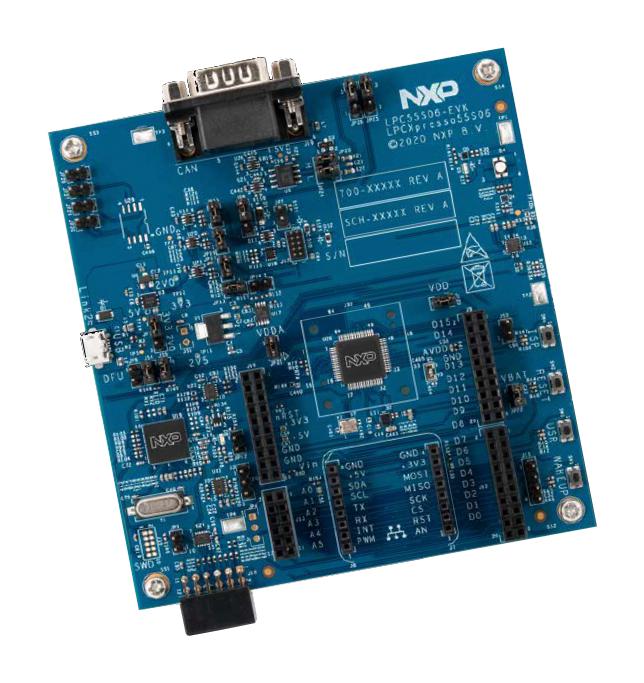 NXP LPC55S06-EVK Development Board MK64FN1M0VLL12 32 Bit Lpcxpresso Family ARM Cortex-M33