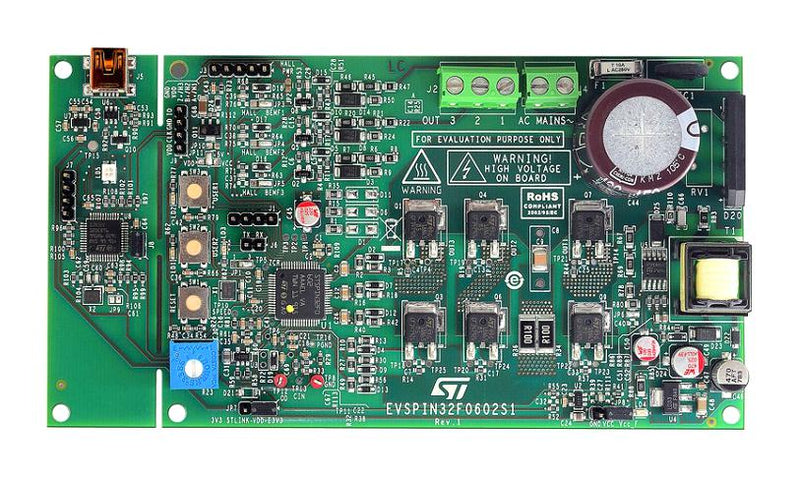 Stmicroelectronics EVSPIN32F0602S1 Eval Board 3 Phase Bldc &amp; Pmsm Motor