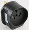 PRO Elec 19777R BLACK Mains Adapter All Continents UK Plug 13 A Black Plastic Body 240 V