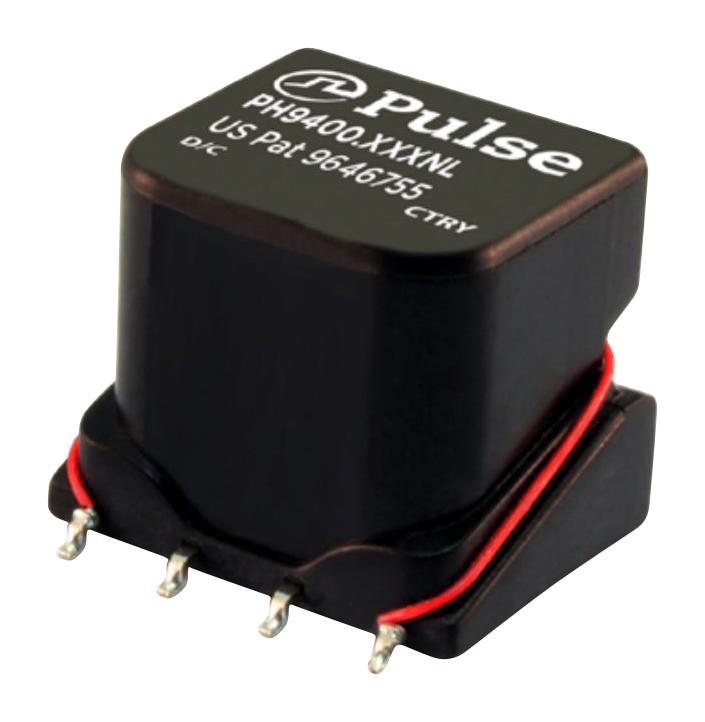 Pulse Electronics PH9400.111ANL Gate Drive Transformer 1:1:1 1.21 mH 0.9 ohm 2 kV Surface Mount -40 &deg;C