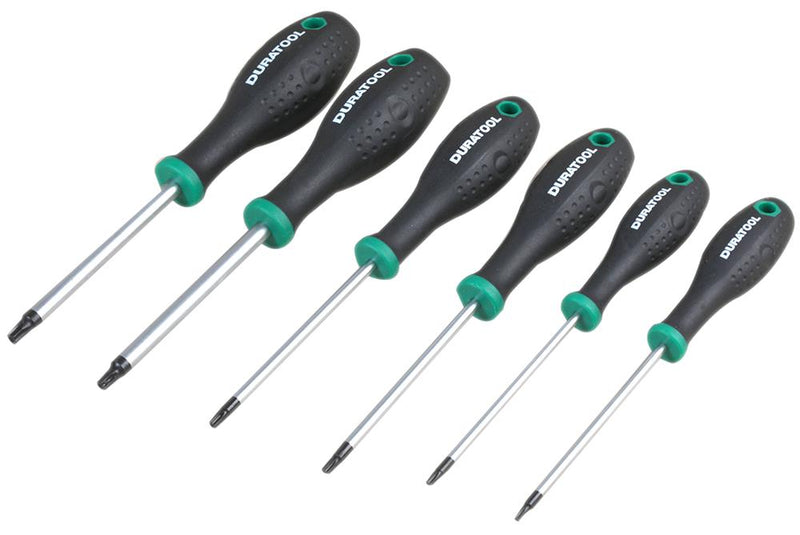 Duratool D03443 D03443 Screwdriver Set Tamperproof Torx 6Piece