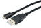 Multicomp MC002726 USB Cable Type A Plug Micro B 1 m 3.3 ft 2.0 Black