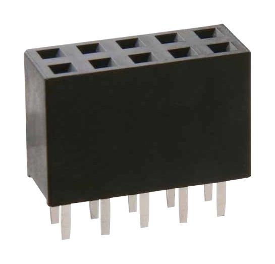 Harwin M20-7830542 Board-To-Board Connector 2.54 mm 10 Contacts Receptacle M20 Series Through Hole 2 Rows