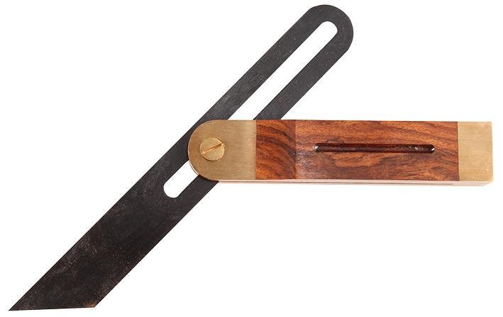 Duratool D02326 Sliding Bevel 215mm Steel Blade Hardwood Handle 20mm Height