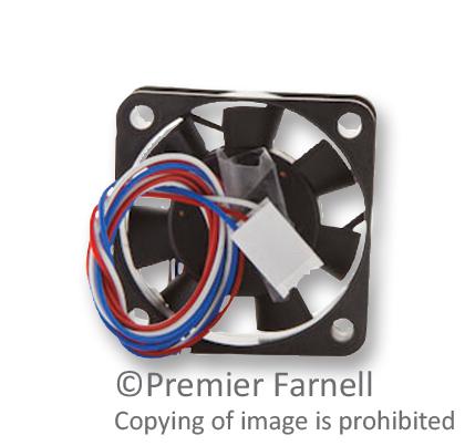 EBM-PAPST 412F/2H-038 412F/2H-038 DC Axial Fan 12 V Square 40 mm 10 Sintec Bearing 5.3 CFM